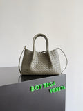 Bottega Veneta 819004 Charcoal Gray Designer Handbag