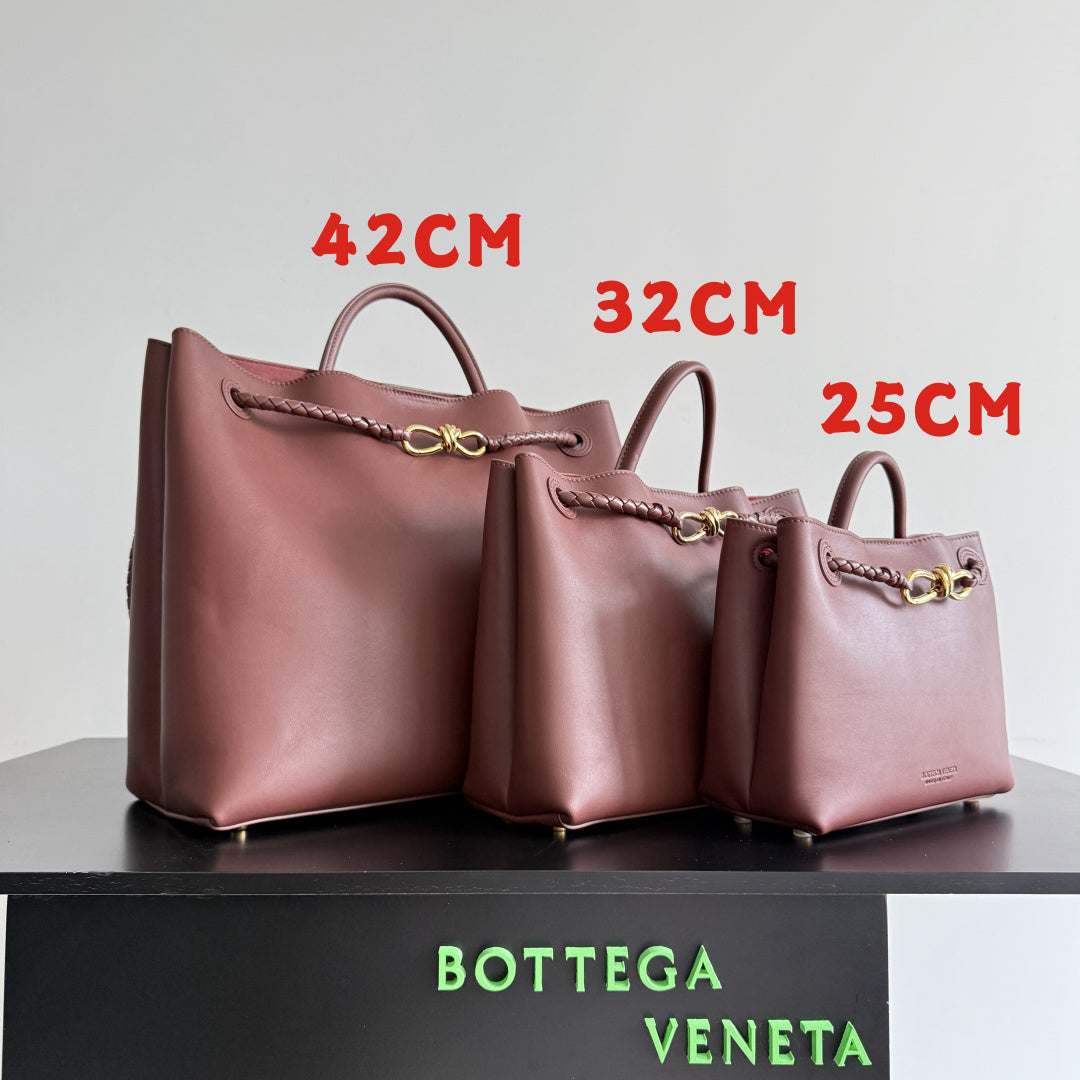 Bottega Veneta Black & Red Designer Handbag