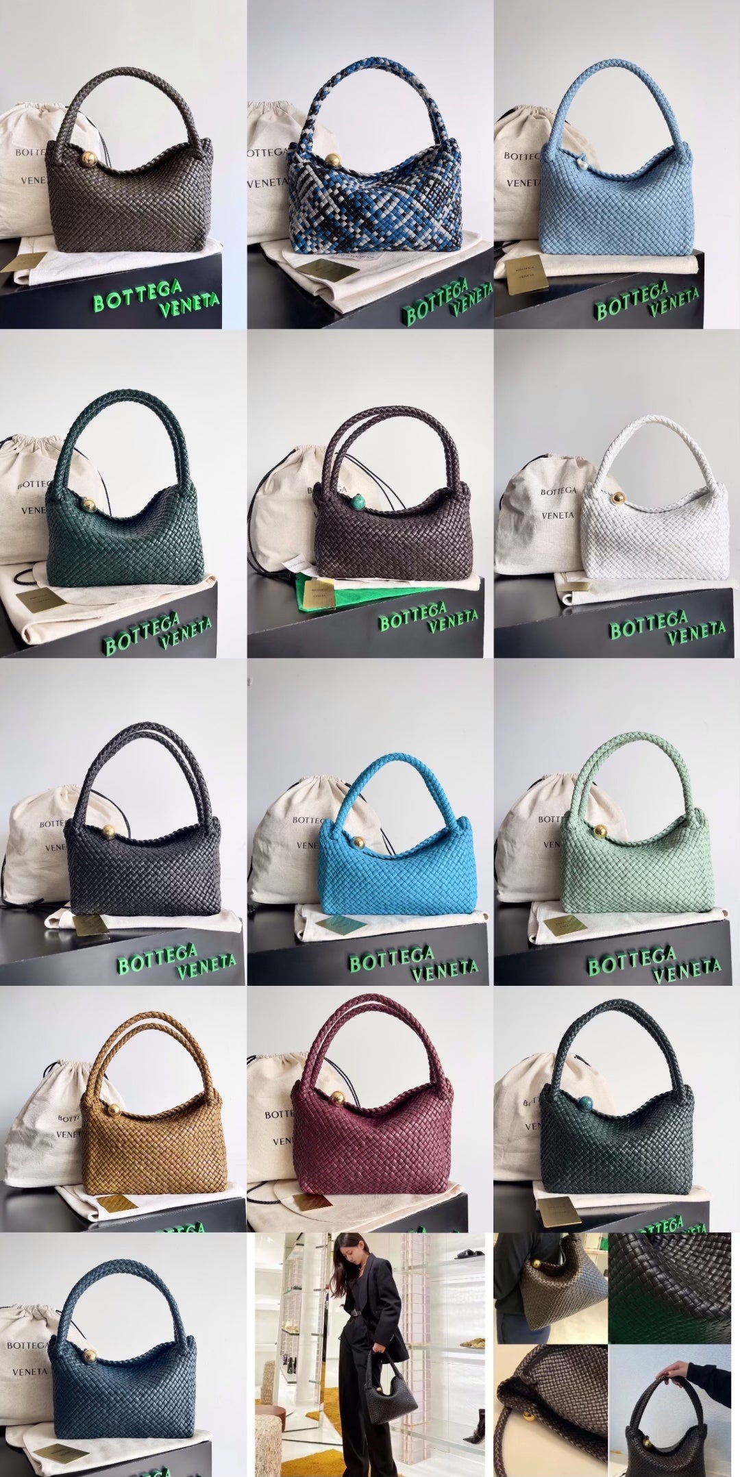 Bottega Veneta Black Designer Handbag Edition 265