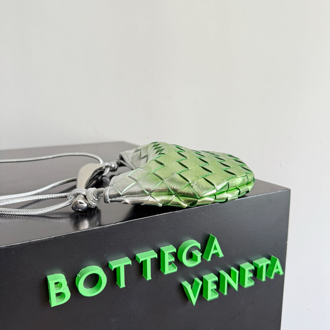 Bottega Veneta 744267 Black & Green Mini Bag - detail image 2
