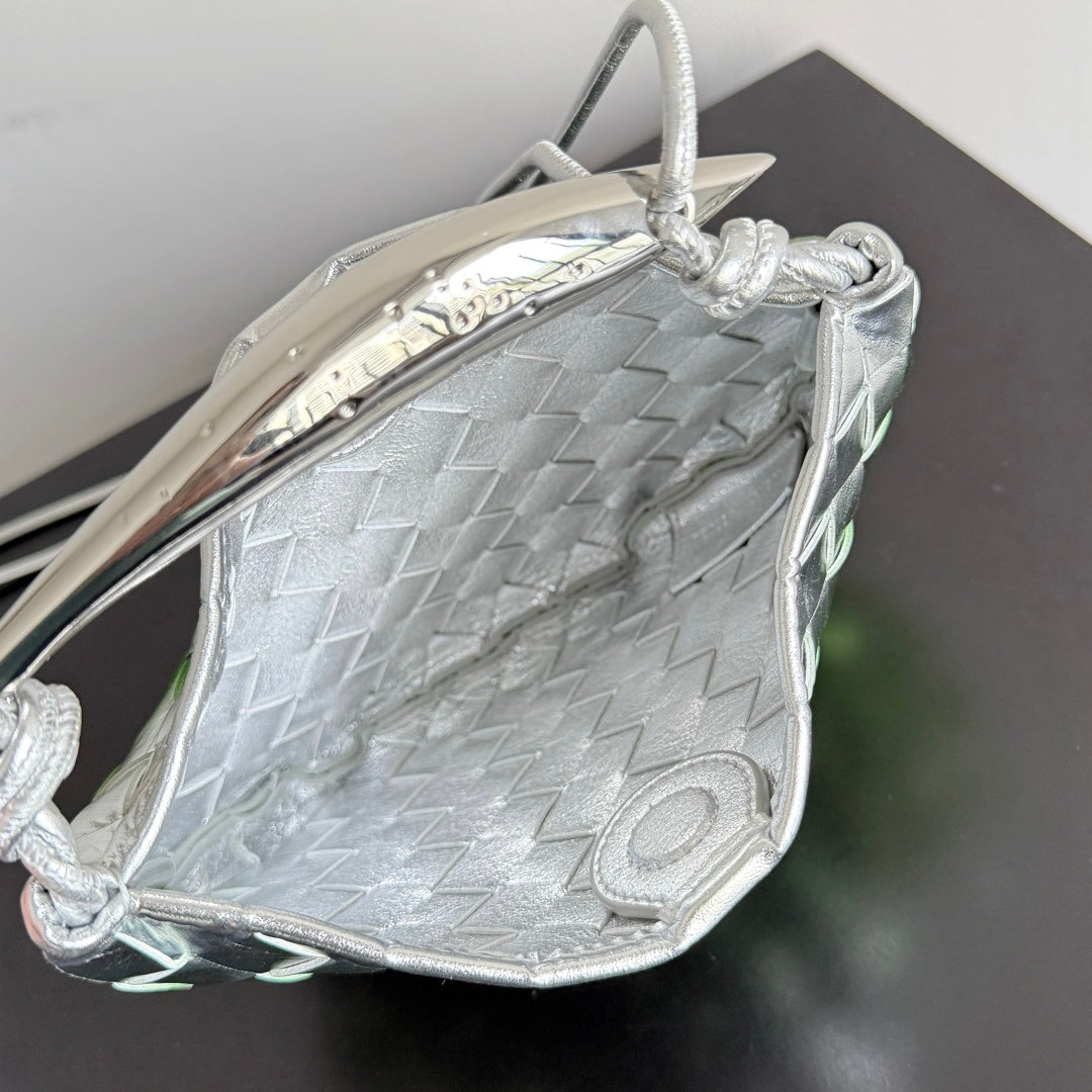 Bottega Veneta 744267 Black & Green Mini Bag - detail image 8