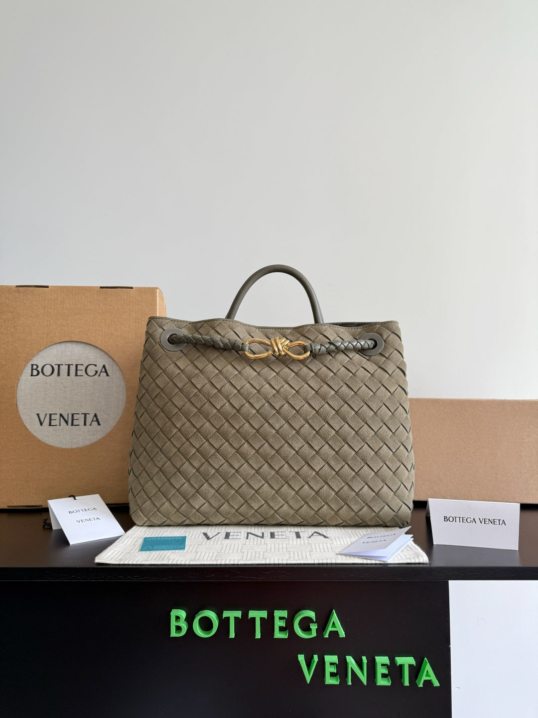 Bottega Veneta Black & Brown Designer Handbag Edition 11