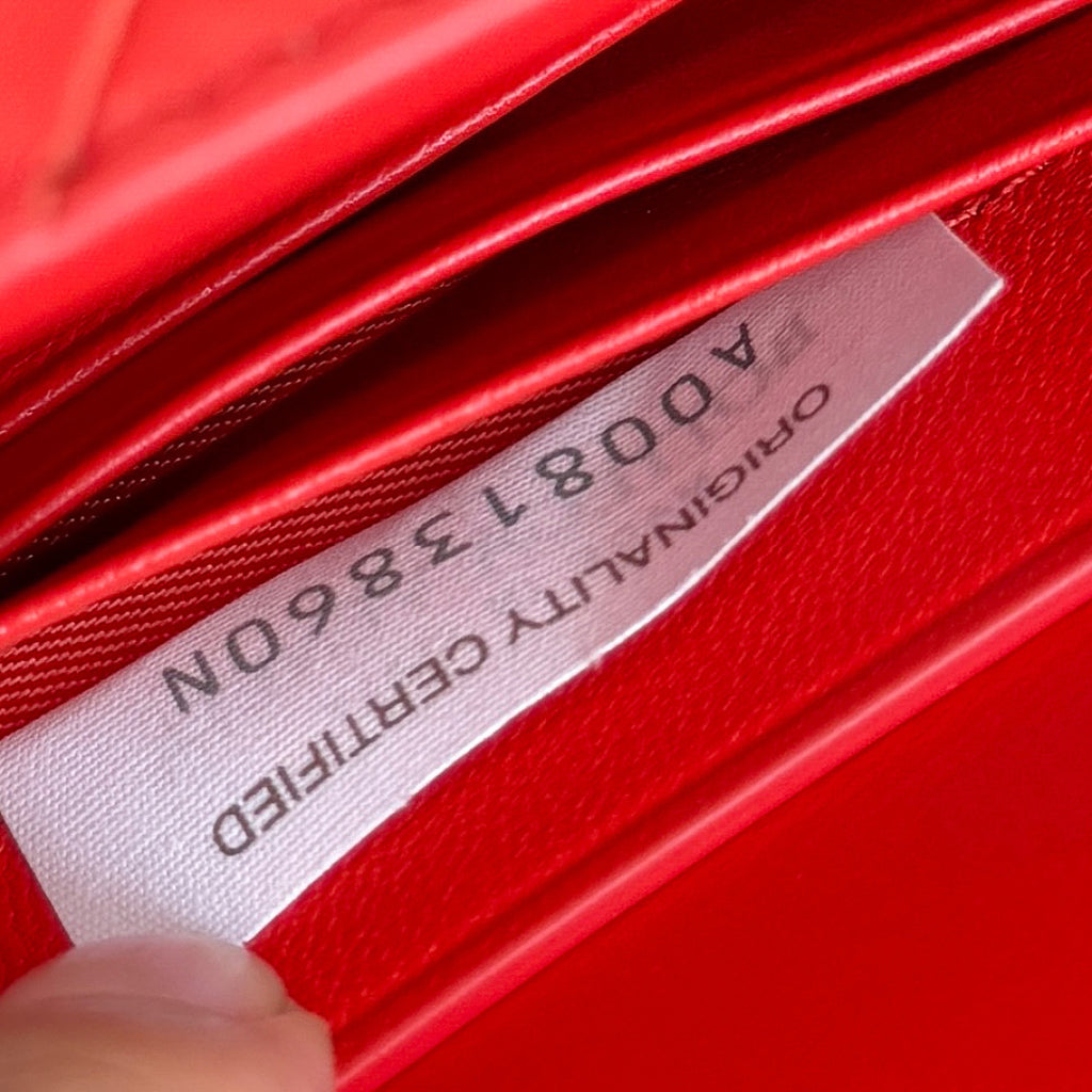 Bottega Veneta 741511 Red Designer Handbag - detail image 8
