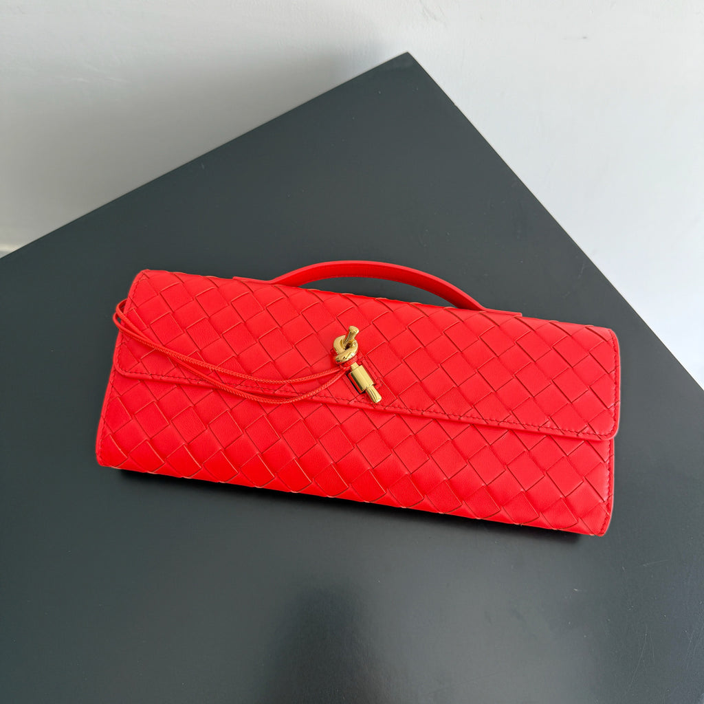 Bottega Veneta 741511 Red Designer Handbag - detail image 5