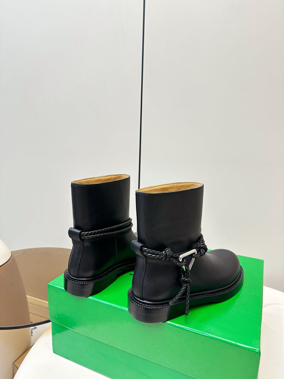 Bottega Veneta Black & Green Designer Shoes EU 35-40 - detail image 4