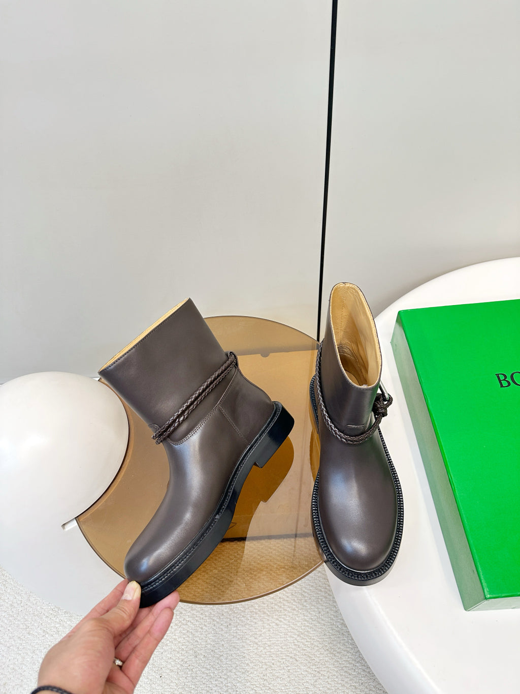 Bottega Veneta 40.41.42 Green Boots EU 35-40 - detail image 5