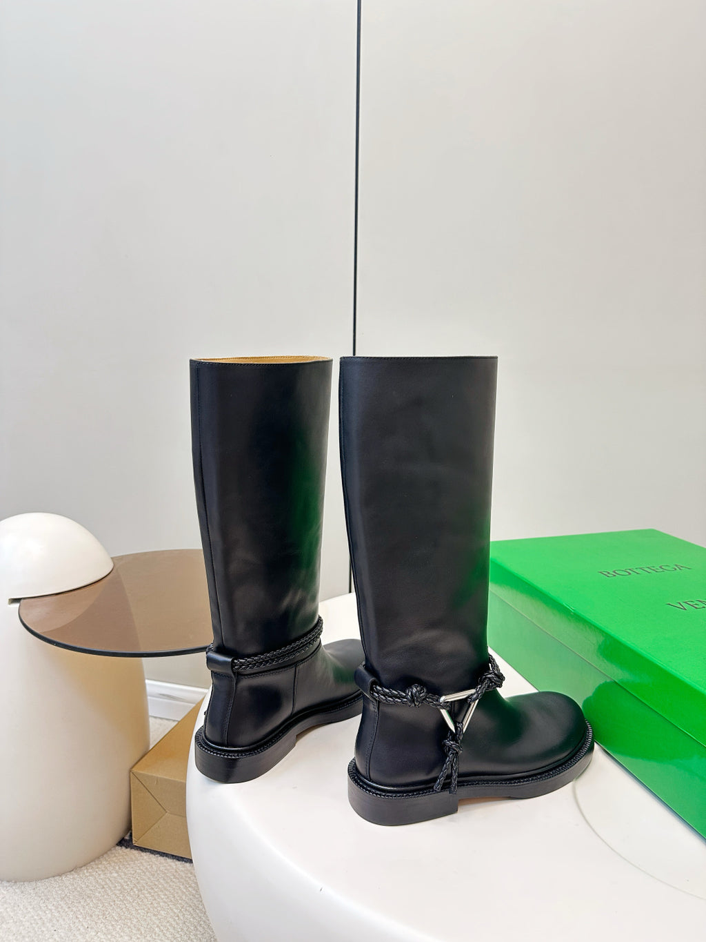 Bottega Veneta 40.41.42 Black & Green Boots EU 35-40 - detail image 4