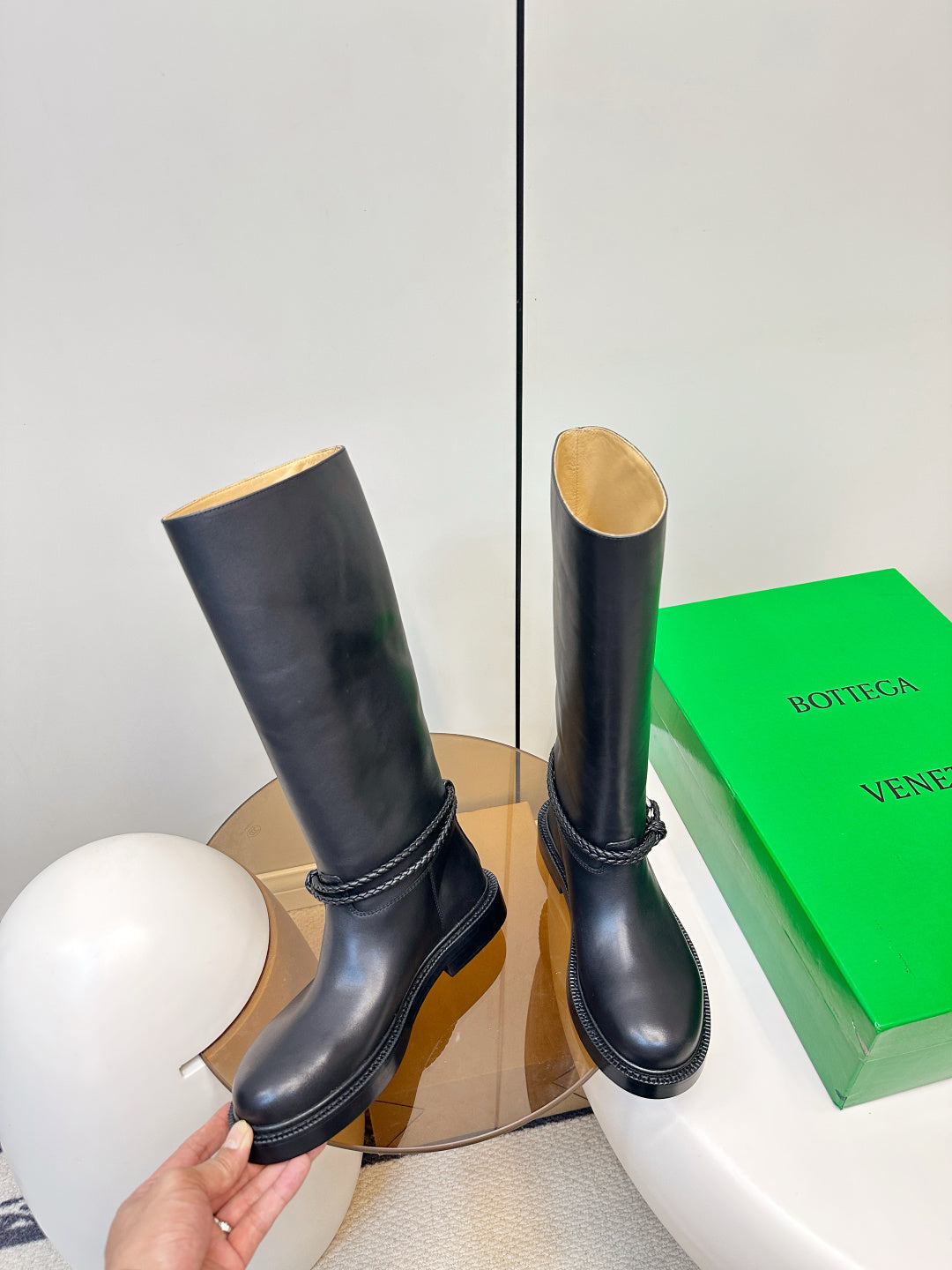 Bottega Veneta 40.41.42 Black & Green Boots EU 35-40 - detail image 5