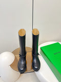 Bottega Veneta 40.41.42 Black & Green Boots EU 35-40