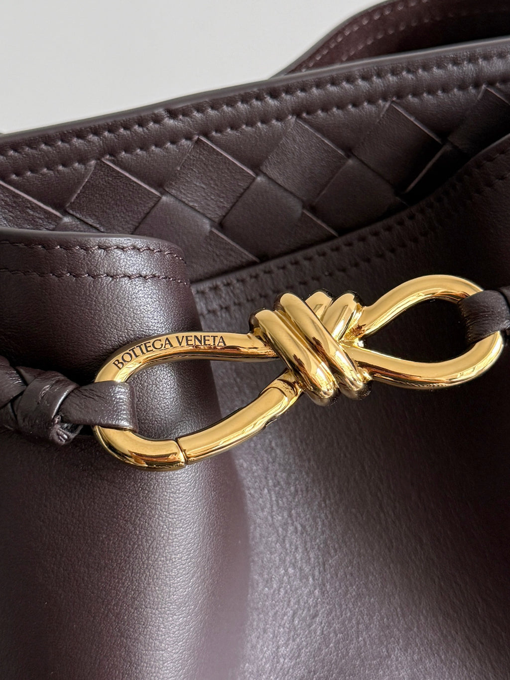 Bottega Veneta 844169 Black Bucket Bag - detail image 4