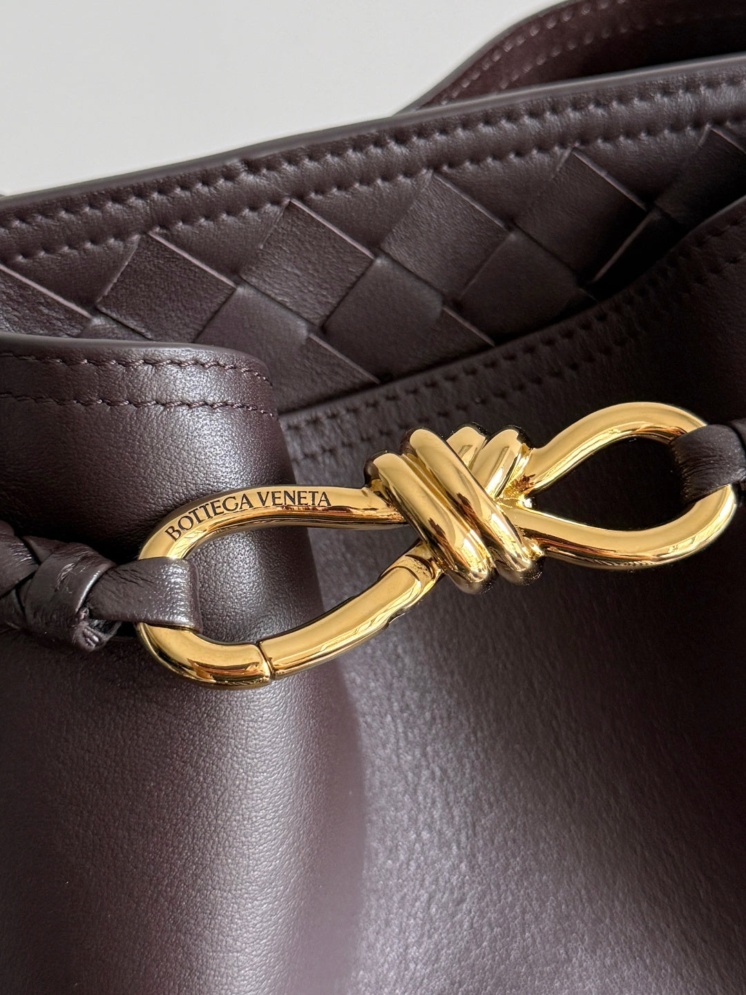 Bottega Veneta 844169 Black Bucket Bag - detail image 4