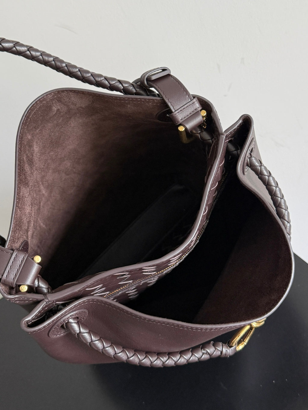 Bottega Veneta 844169 Black Bucket Bag - detail image 8