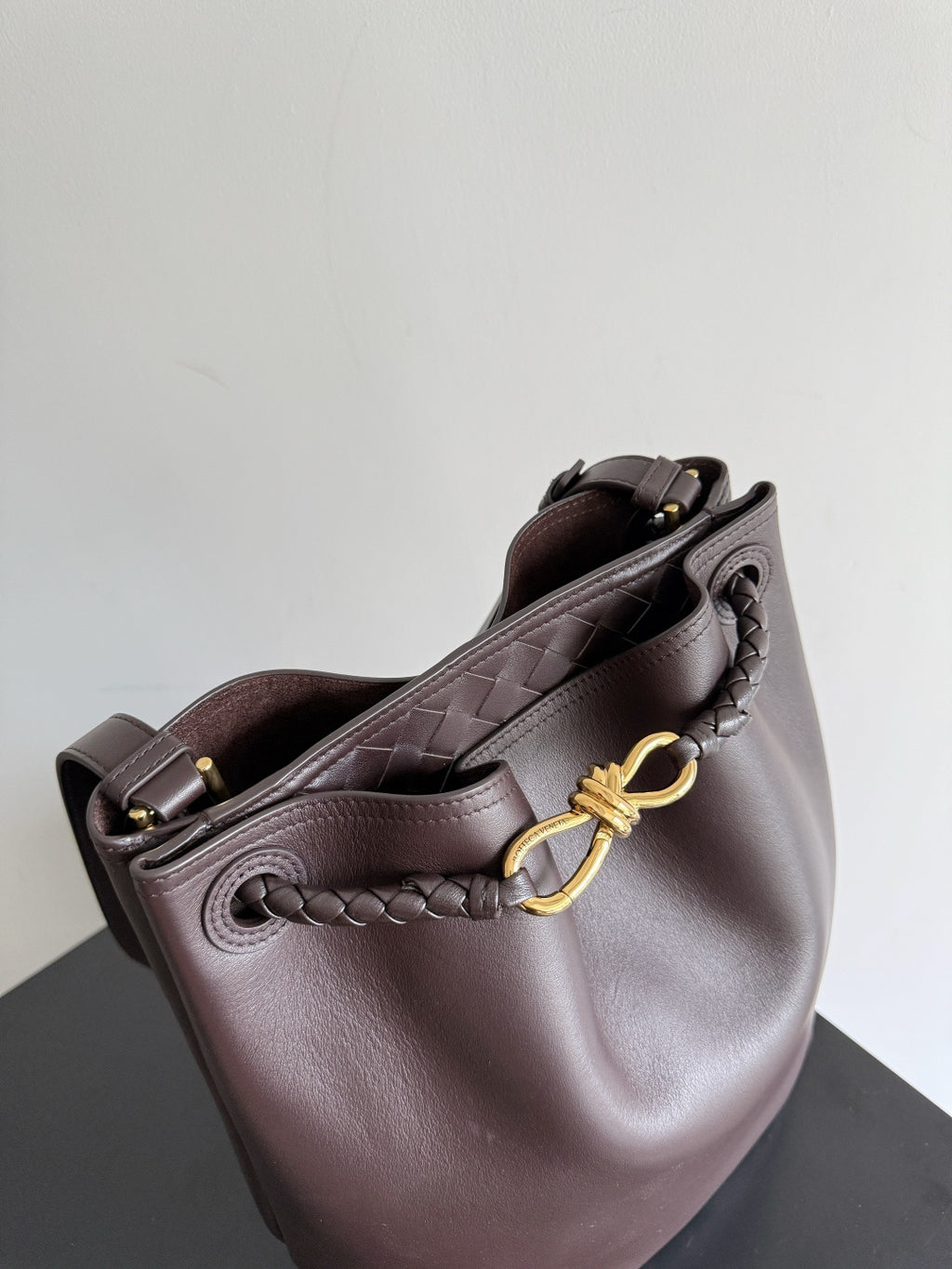 Bottega Veneta 844169 Black Bucket Bag - detail image 5