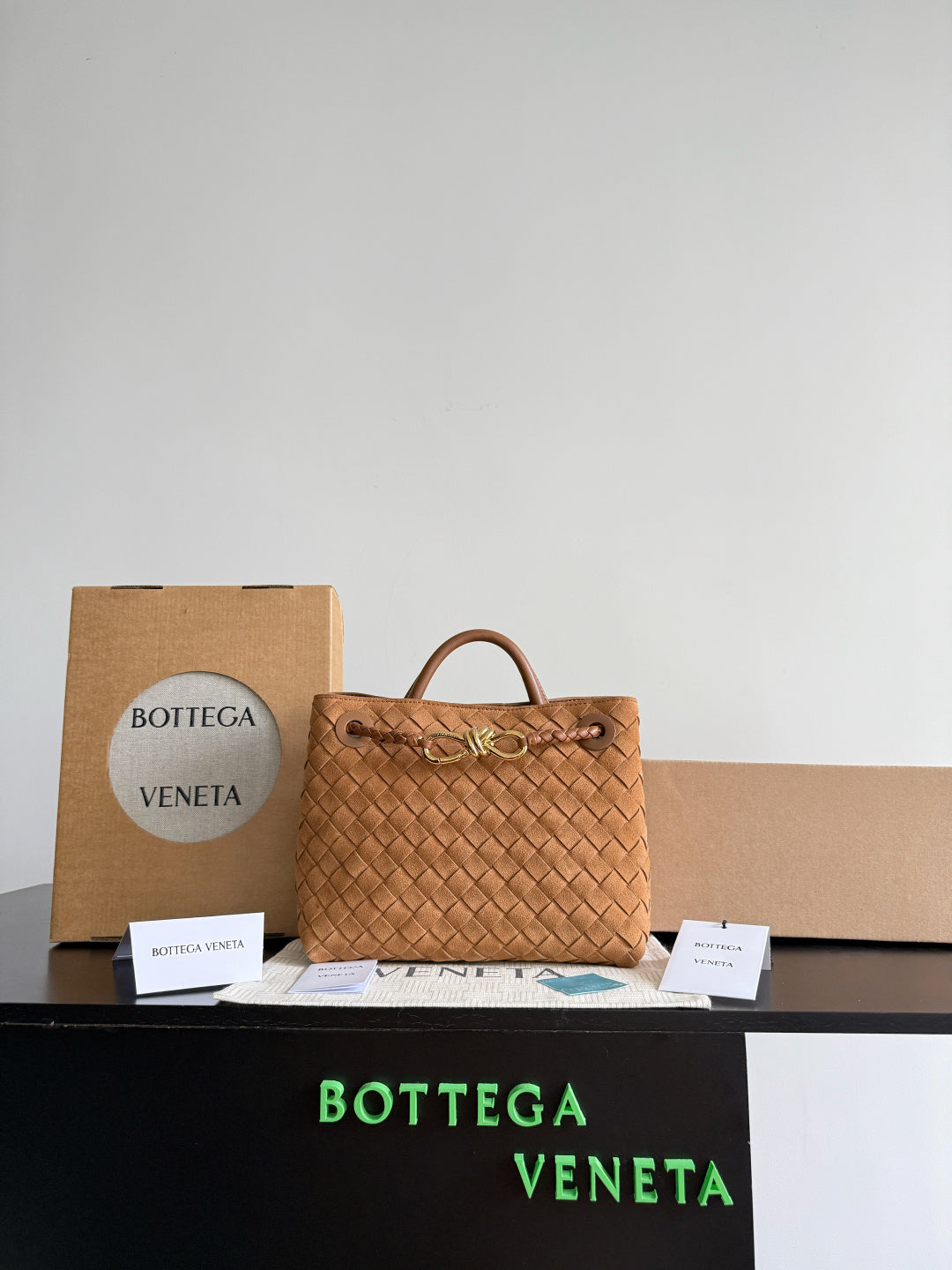 Bottega Veneta Black & Orange Designer Handbag Edition 9
