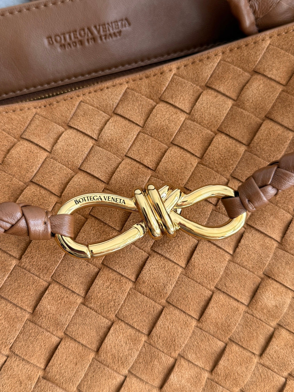 Bottega Veneta 743575 Orange Designer Handbag - detail image 4