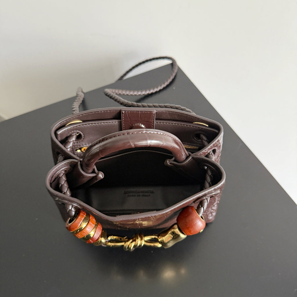 Bottega Veneta 777614 Black Mini Bag - detail image 9
