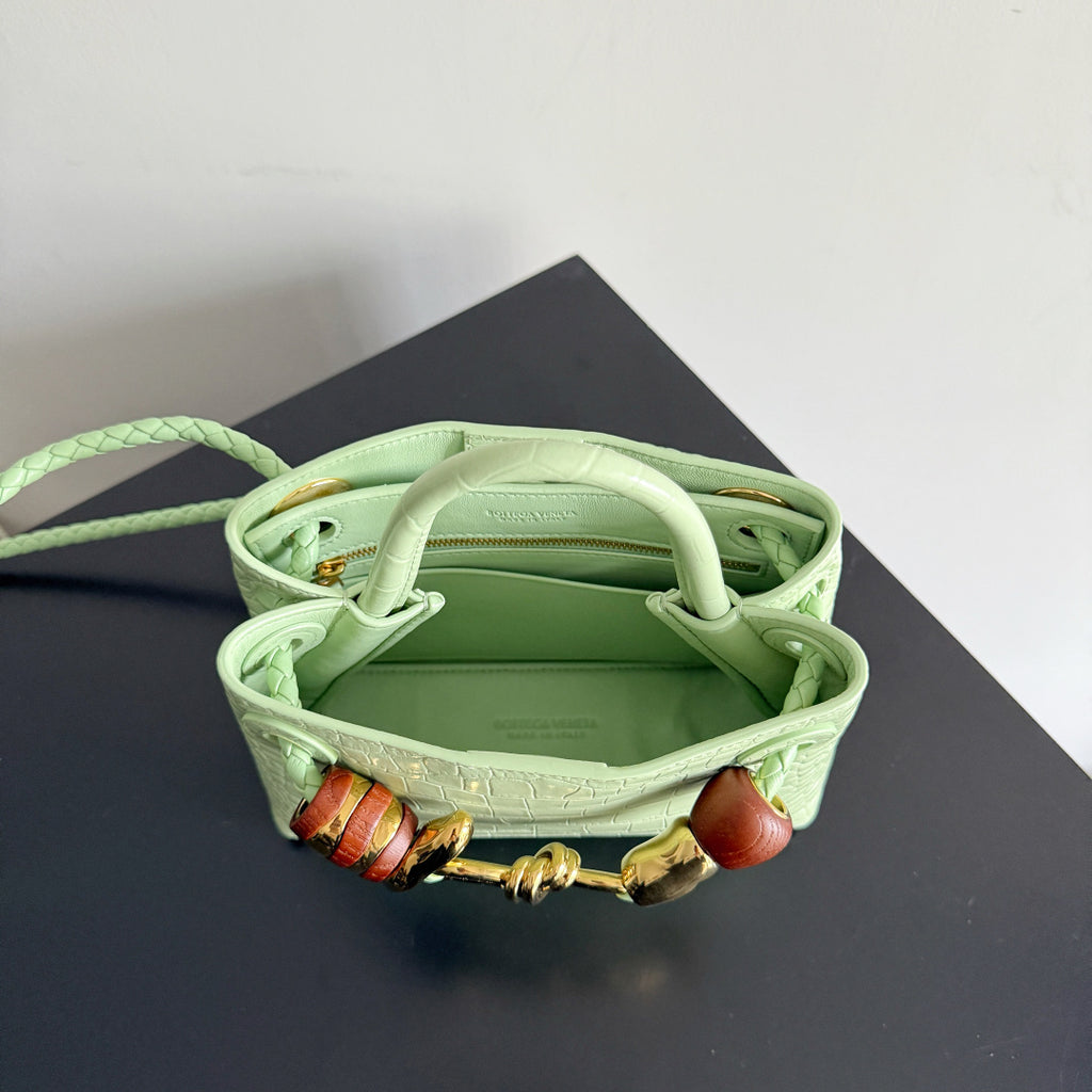 Bottega Veneta 777614 Silver Mini Bag - detail image 9