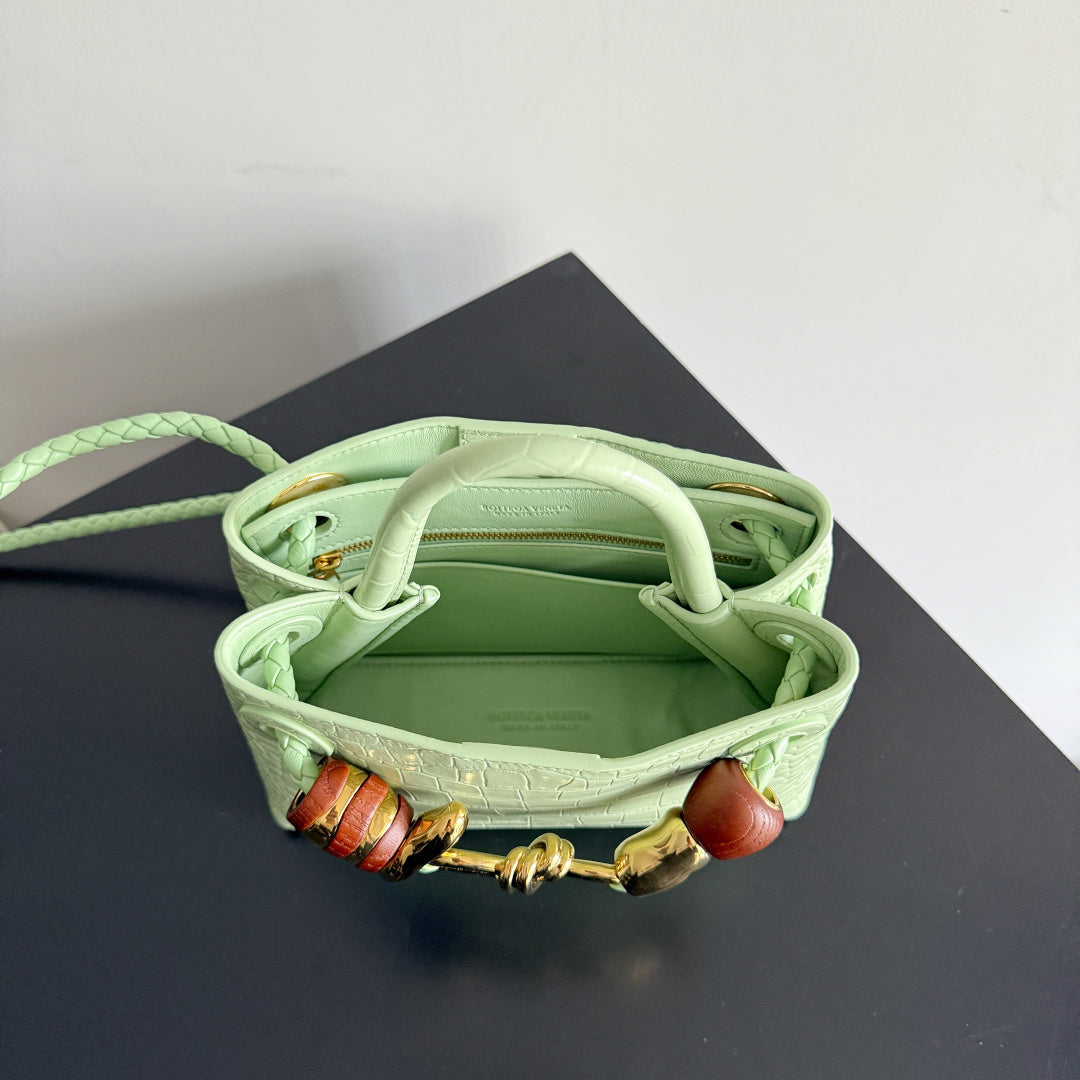 Bottega Veneta 777614 Silver Mini Bag - detail image 9