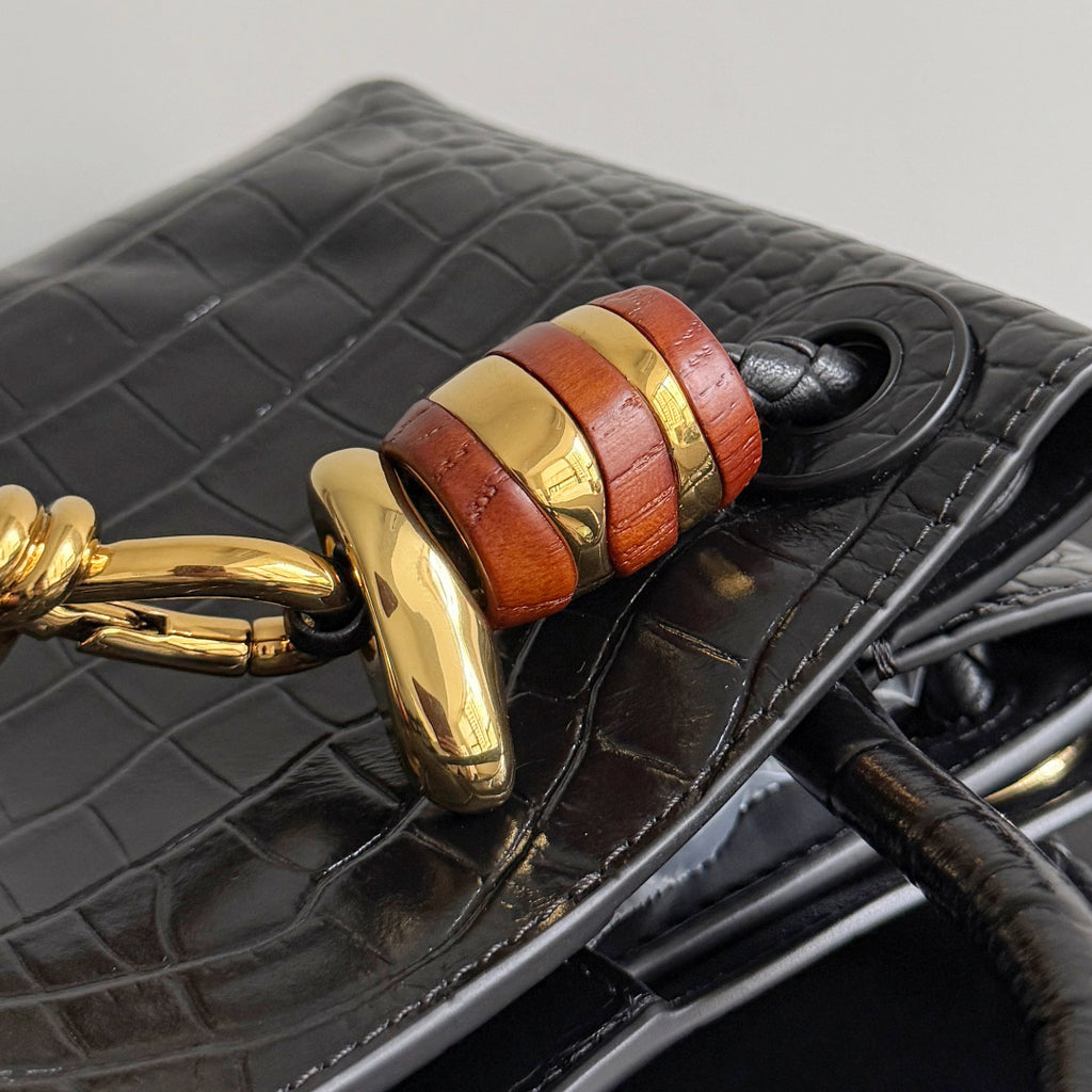 Bottega Veneta 777614 Black Mini Bag Edition 2 - detail image 6