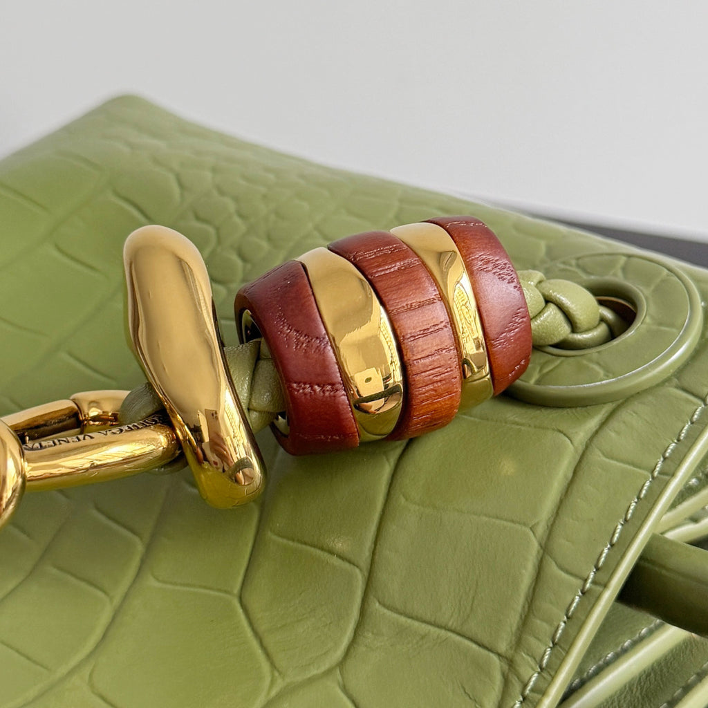 Bottega Veneta 777614 Olive Green Mini Bag - detail image 6