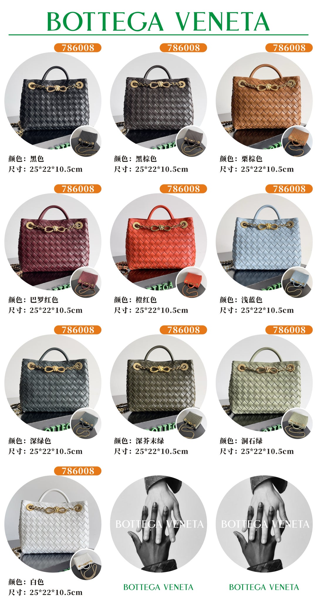 Bottega Veneta Silver Designer Handbag Edition 54