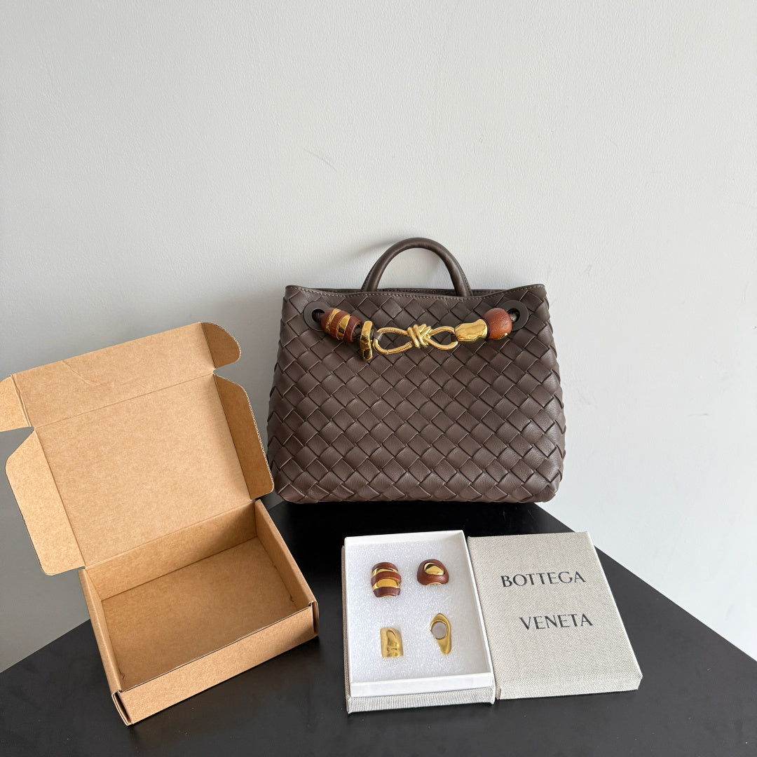 Bottega Veneta Brown Designer Handbag Edition 50