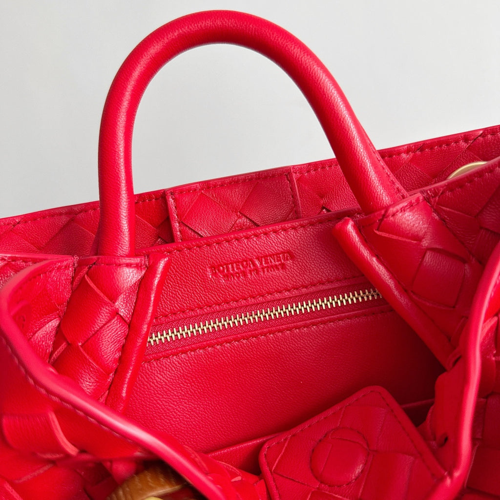 Bottega Veneta 743568 Red Designer Handbag - detail image 7