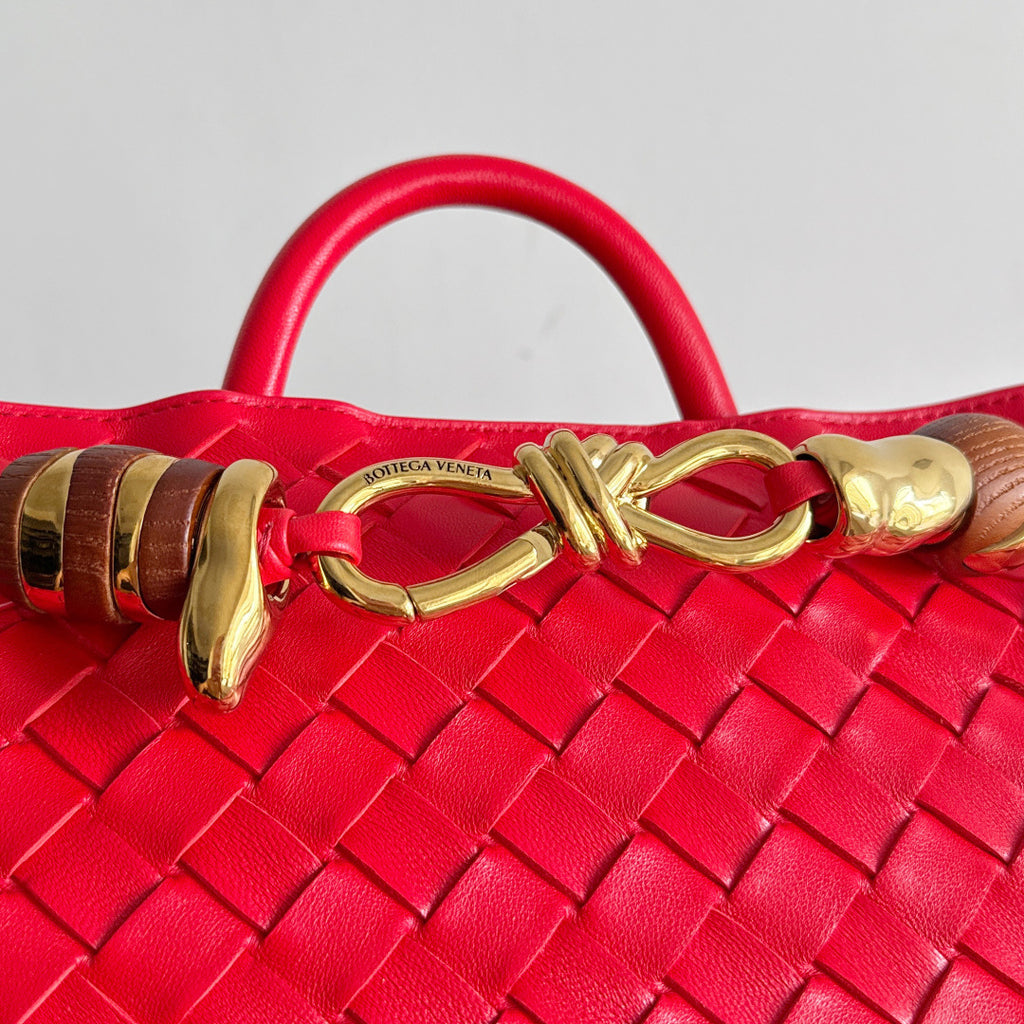 Bottega Veneta 743568 Red Designer Handbag - detail image 6
