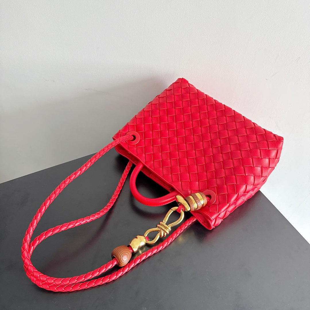 Bottega Veneta 743568 Red Designer Handbag - detail image 8