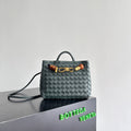 Bottega Veneta 743568 Dark Green & Green Designer Handbag