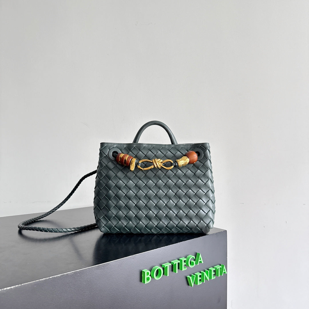 Bottega Veneta 743568 Dark Green & Green Designer Handbag