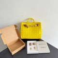 Bottega Veneta Yellow & Orange Designer Handbag
