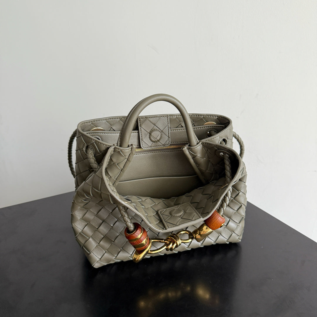 Bottega Veneta 743568 Gray Designer Handbag - detail image 8