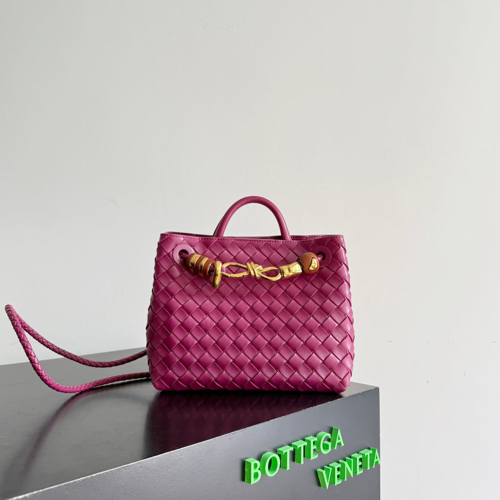 Bottega Veneta 743568 Pink & Purple Designer Handbag