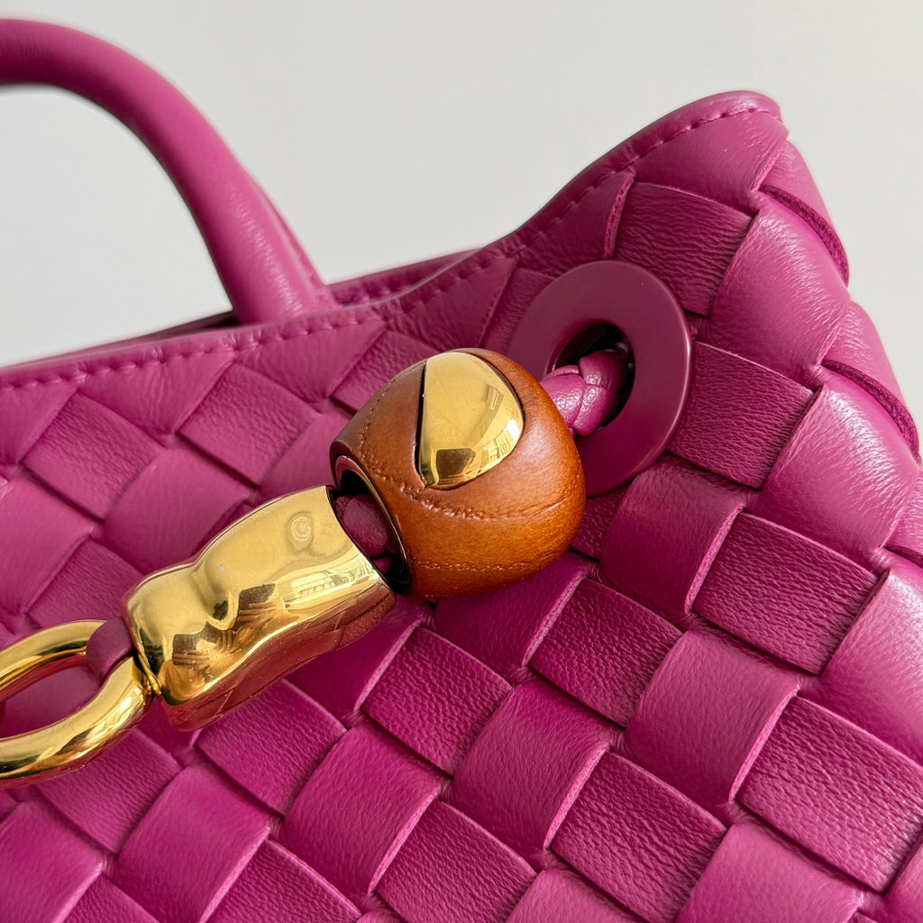 Bottega Veneta 743568 Pink & Purple Designer Handbag - detail image 3