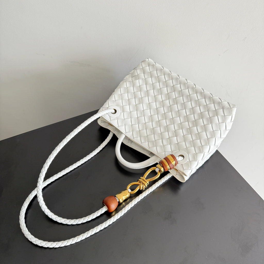 Bottega Veneta 743568 White Designer Handbag Edition 3 - detail image 8