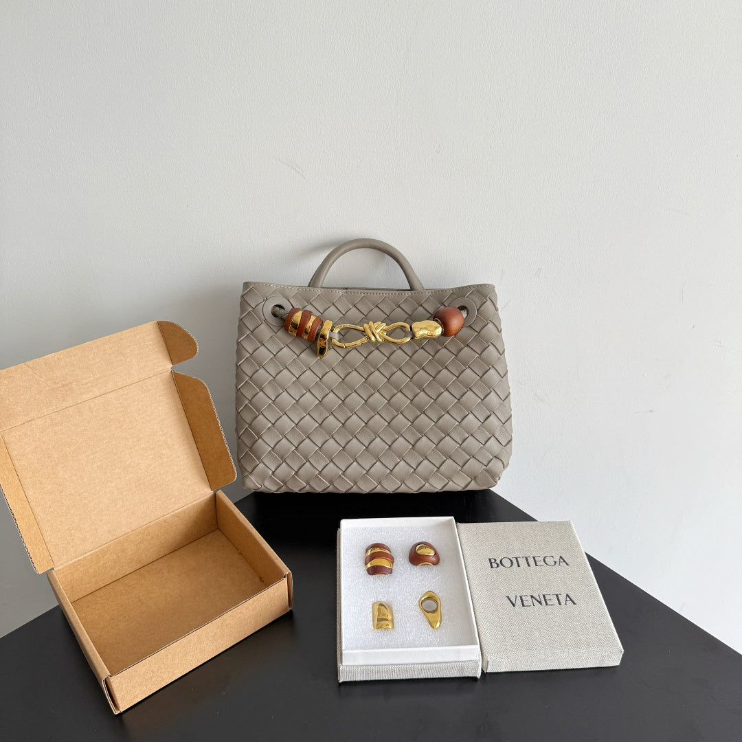 Bottega Veneta Gray Designer Handbag Edition 13