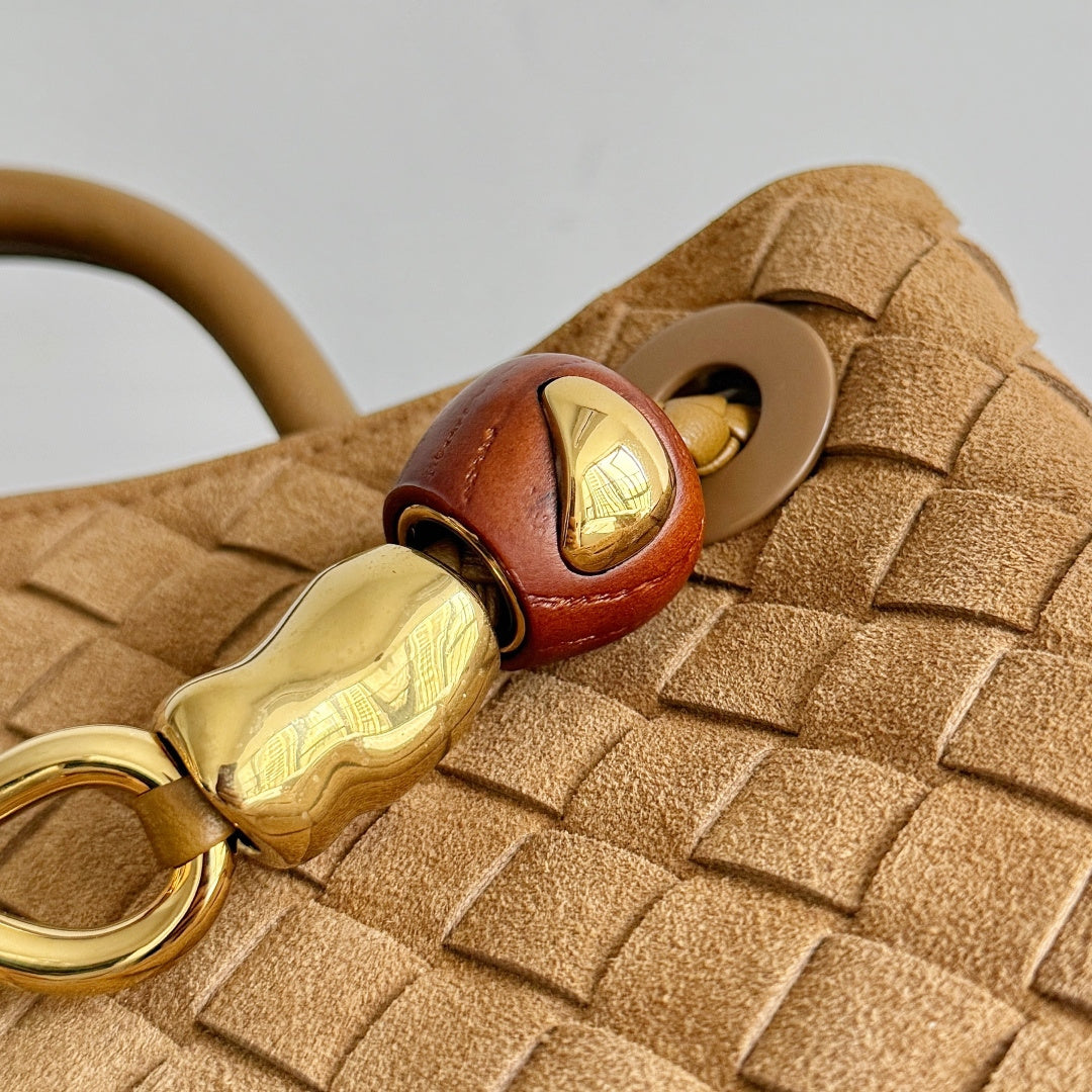 Bottega Veneta 743568 Brown & Orange Designer Handbag - detail image 3