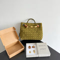 Bottega Veneta Olive Green & Orange Designer Handbag Edition 2