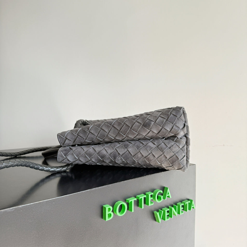 Bottega Veneta 743572 Gray Designer Handbag - detail image 4
