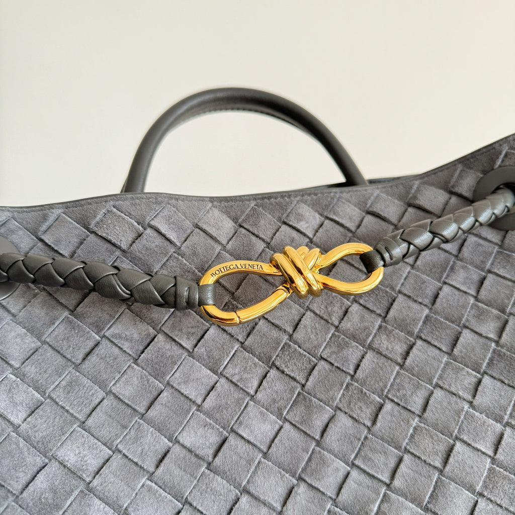 Bottega Veneta 743572 Gray Designer Handbag - detail image 2