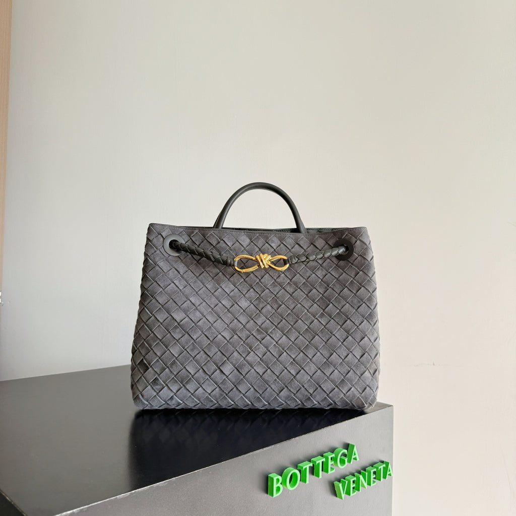 Bottega Veneta 743572 Gray Designer Handbag