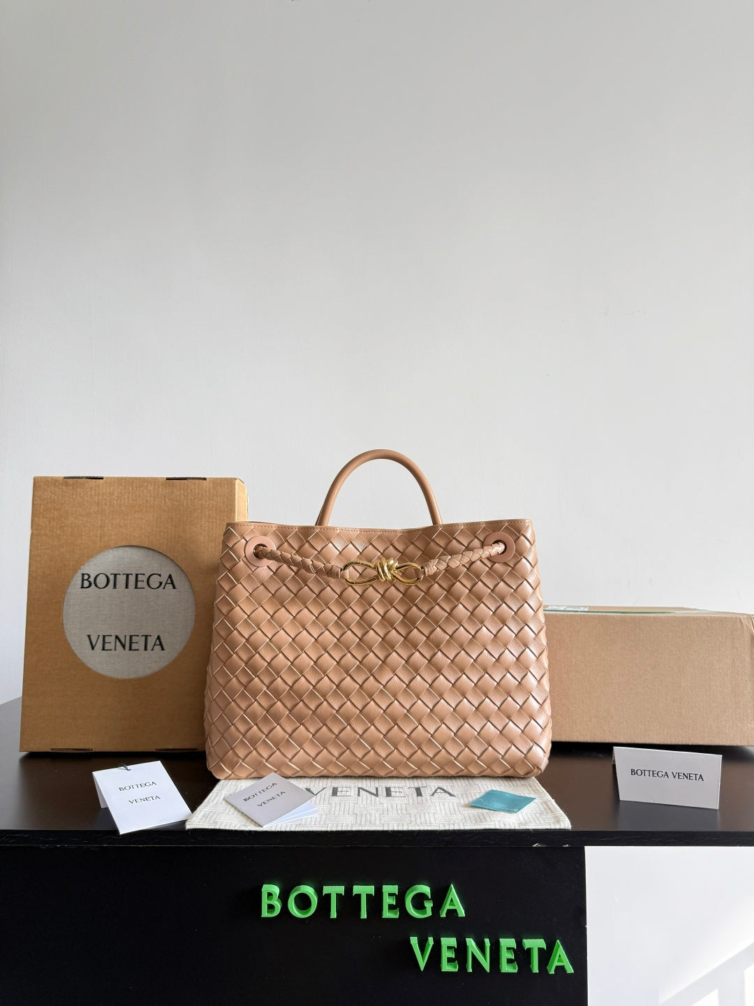 Bottega Veneta Rose Gold Designer Handbag Edition 14
