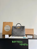 Bottega Veneta Black & Rose Gold Designer Handbag Edition 16