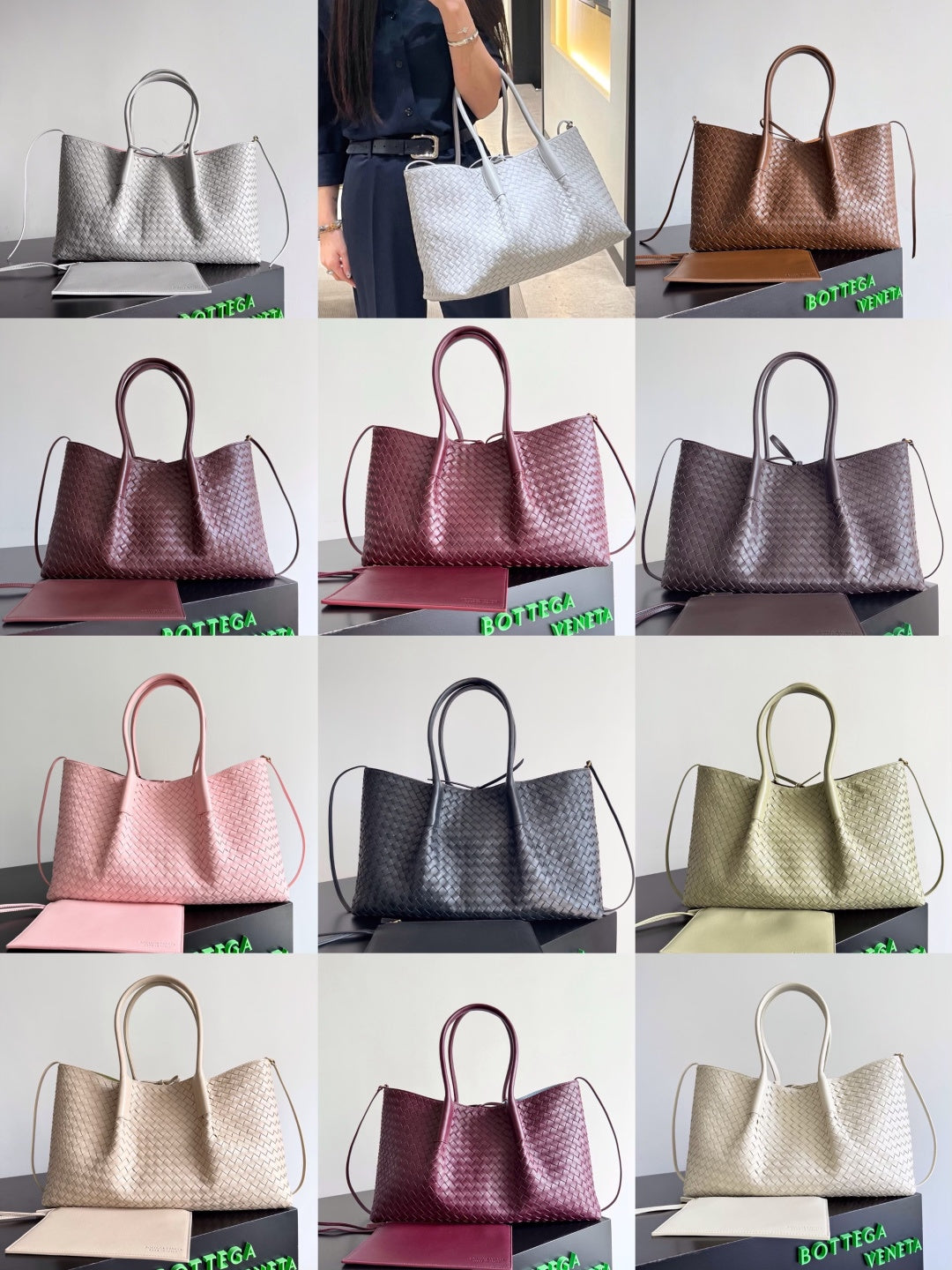 Bottega Veneta Silver Designer Handbag Edition 86