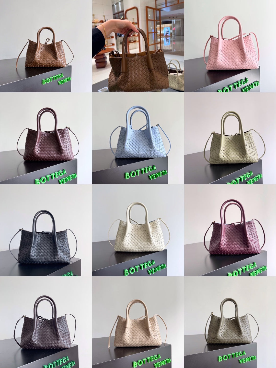 Bottega Veneta Silver Designer Handbag Edition 83