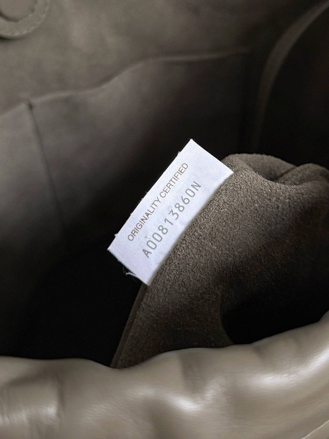 Bottega Veneta 836020 Gray Bucket Bag - detail image 8