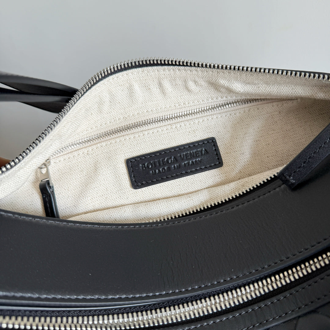 Bottega Veneta 836016 Black Clutch Bag - detail image 7