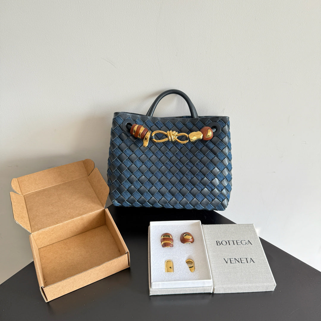Bottega Veneta Black & Orange Designer Handbag Edition 13