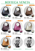 Bottega Veneta Silver Designer Handbag Edition 81